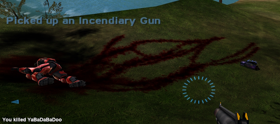 Example of dynamic blood VFX.