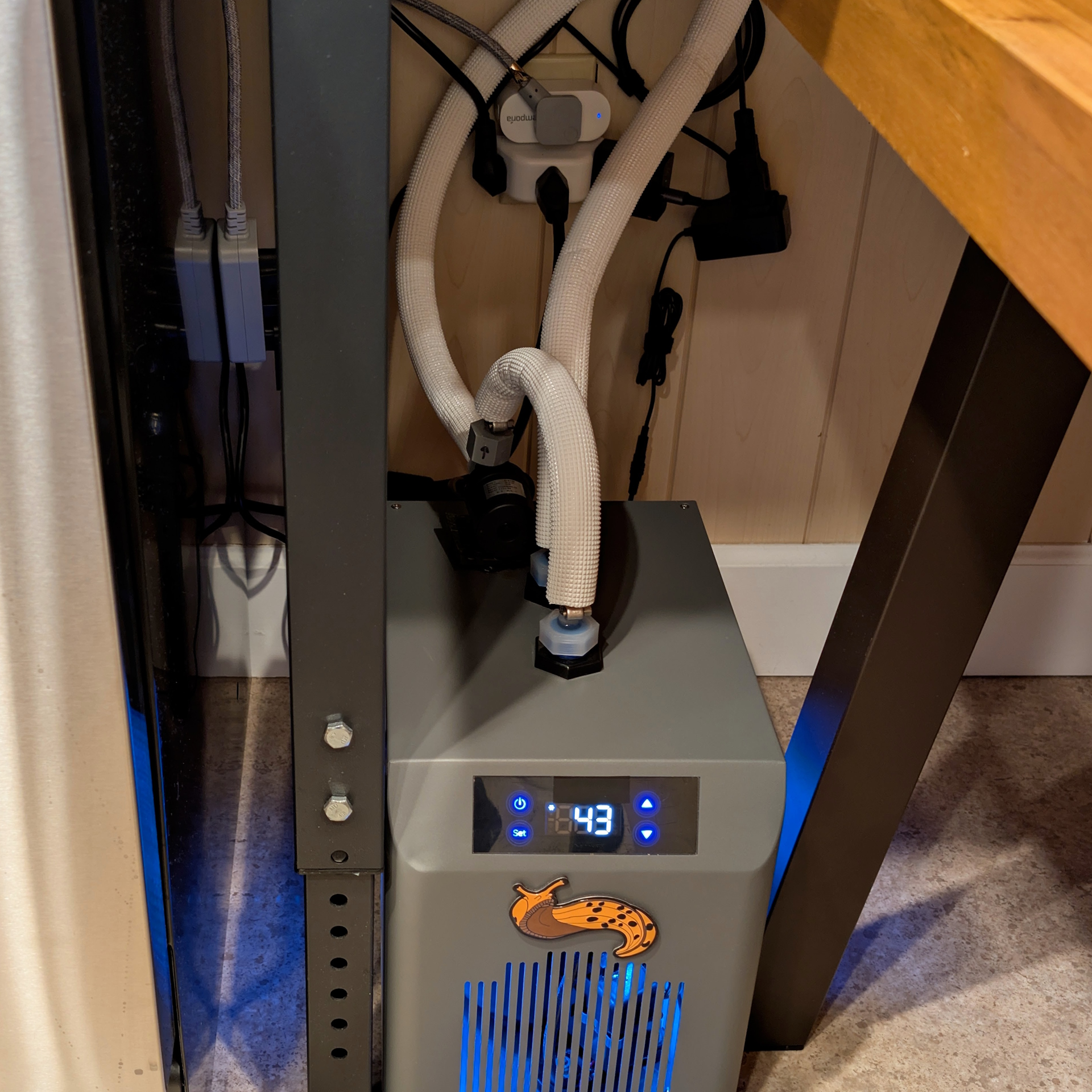 Completed Water Chiller and Pump